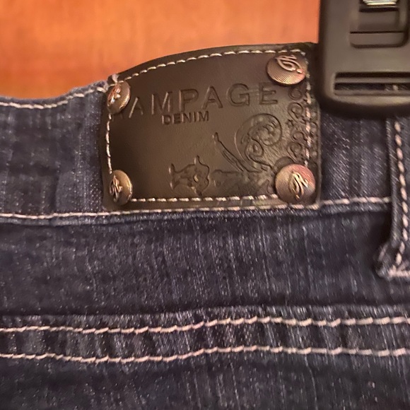 Dark wash skinny jeans size 7 Rampage - Picture 3 of 4